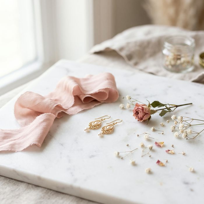 Sample photograph of the earrings